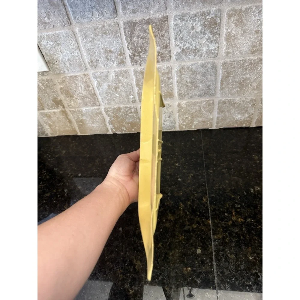Vintage‎ Rubbermaid Dust Pan Heavy Hard Rubber #2003 19 Yellow